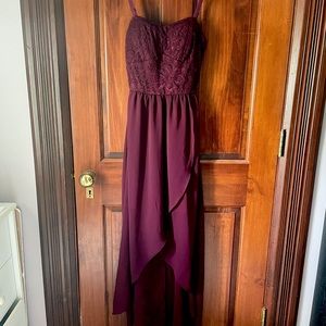 XS Burgundy Dress